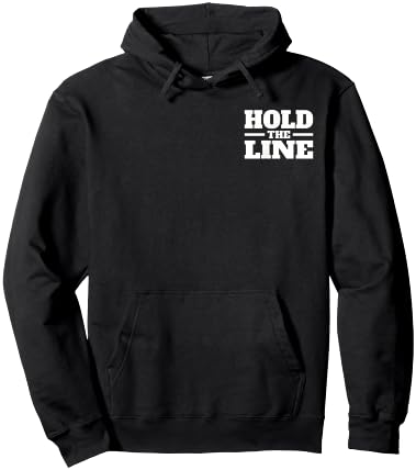 Hold the Line Hoodie - Hoodie | Black