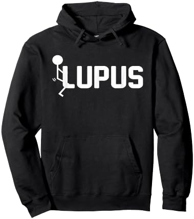 Fuck Lupus - fuck Lupus Awareness Month Purple Ribbon Hoodie - Hoodie | Black