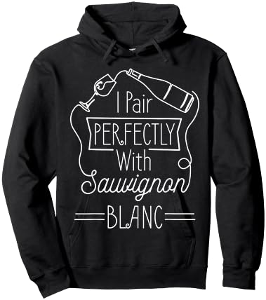 White Wine Sauvignon Blanc Wine Drinker Wine Tester Wine Hoodie - Hoodie | Black