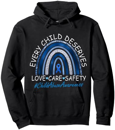 Child abuse awareness Child abuse prevention Hoodie - Hoodie | Black