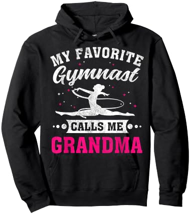 My Favorite Gymnast Calls Me Grandma Mother's Day Hoodie - Hoodie | Black
