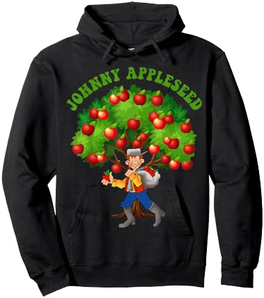 Johnny Appleseed Apple Day Sept 26 Celebrate Legends Hoodie - Hoodie | Black