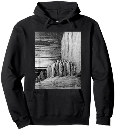 Gustave Doré - Purgatorio, The Crowd of Lazy #2 - Dante Hoodie - Hoodie | Black