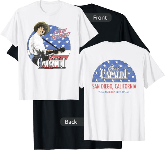 Lewis Capaldi – Americas Sweetheart San Diego T-Shirt - T-Shirt | Black