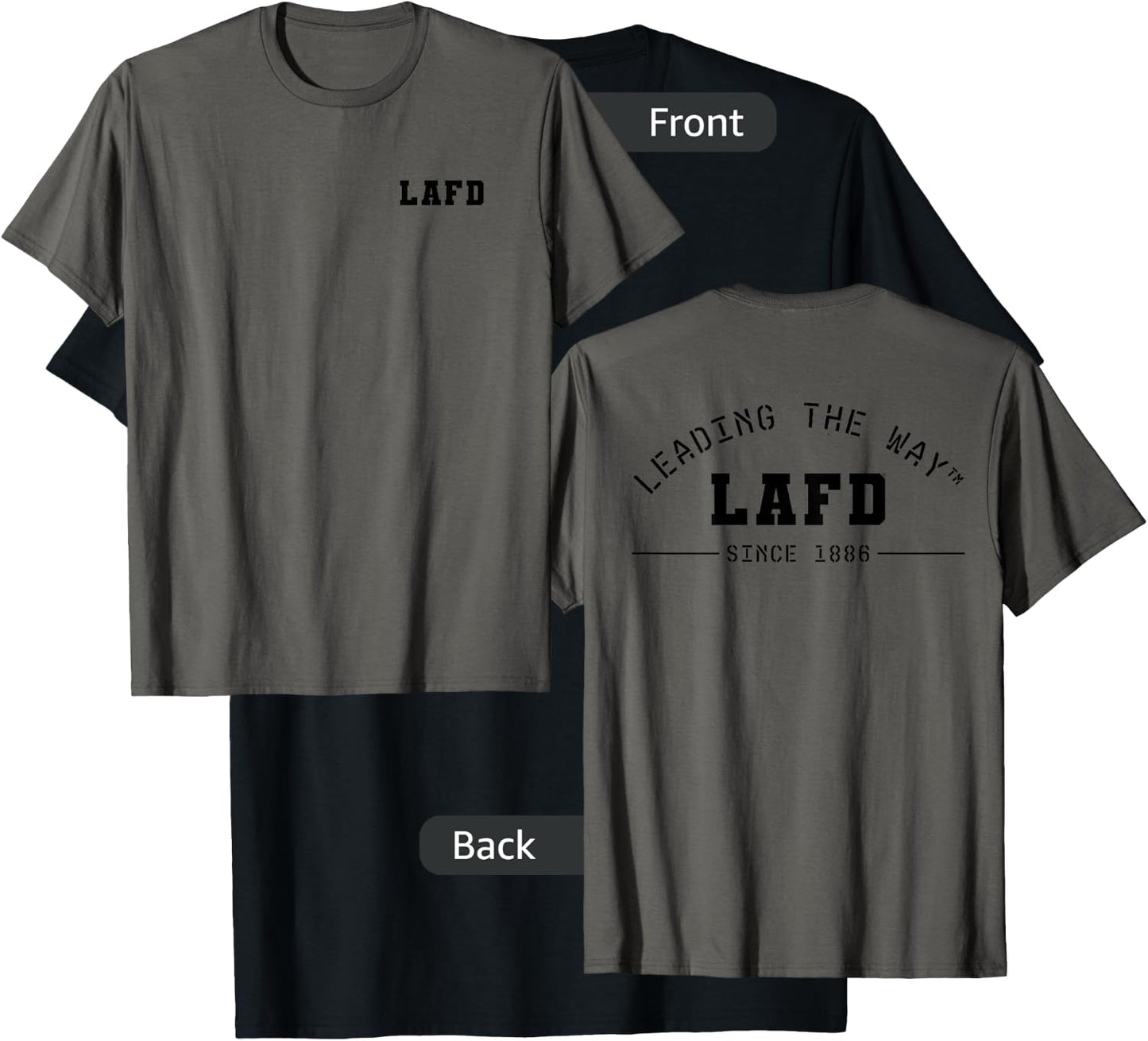 Official LAFD Los Angeles Fire Department T-Shirt - T-Shirt | Black