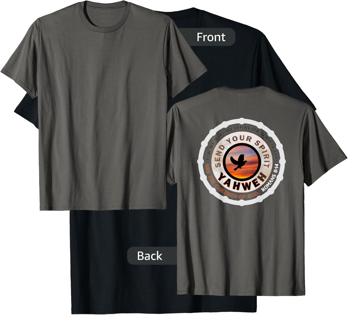 Send Your Spirit Yahweh T-Shirt - T-Shirt | Black