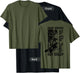Raise Wolves Not Sheep - Liberty Lady USA Pro Guns (ON BACK) T-Shirt - T-Shirt | Black