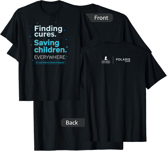 St. Jude Finding Cures. Saving Children. Everywhere T-Shirt - T-Shirt | Black