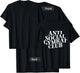 Gym workout "Anti Social Gym Rat" back bodybuilding fitness T-Shirt - T-Shirt | Black