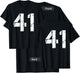 Number 41 Front + Back Varsity Team - 41th Birthday T-Shirt - T-Shirt | Black