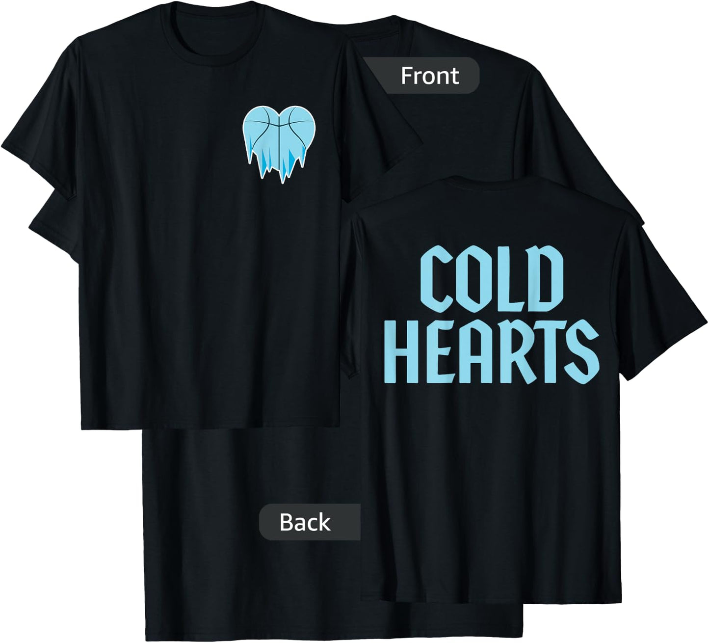 Cold Hearts T-Shirt - T-Shirt | Black