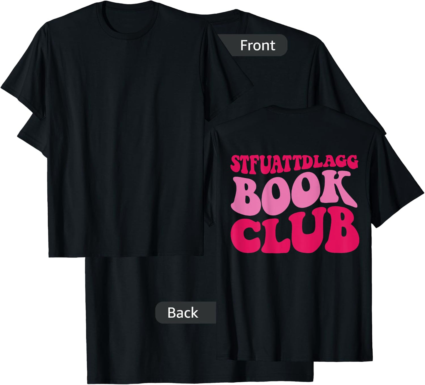 Stfuattdlagg book club T-Shirt - T-Shirt | Black