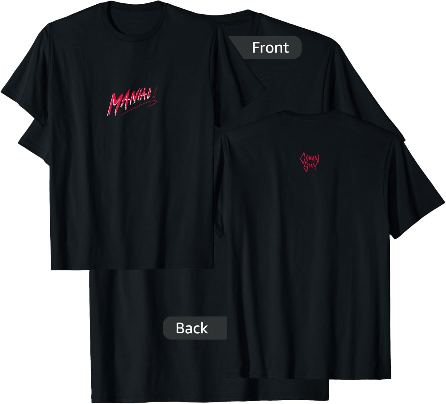 Official Conan Gray Maniac T-Shirt - T-Shirt | Black
