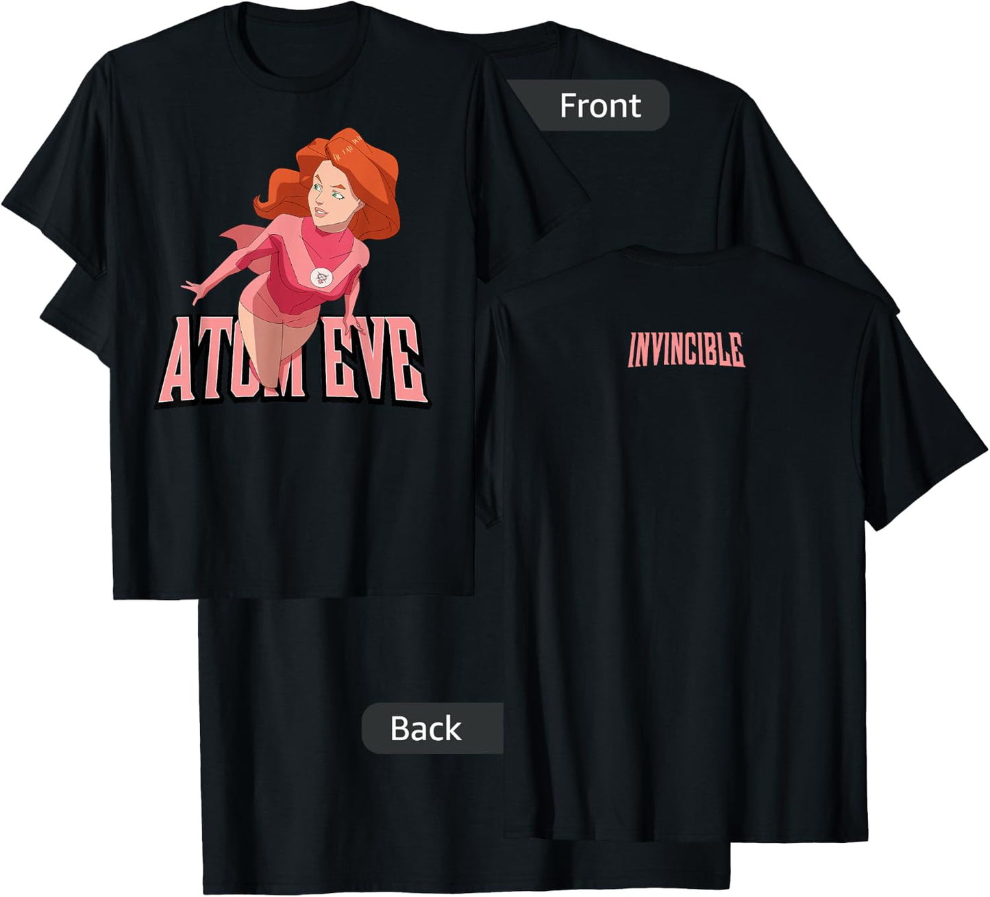 Invincible Animated - Atom Eve T-Shirt - T-Shirt | Black