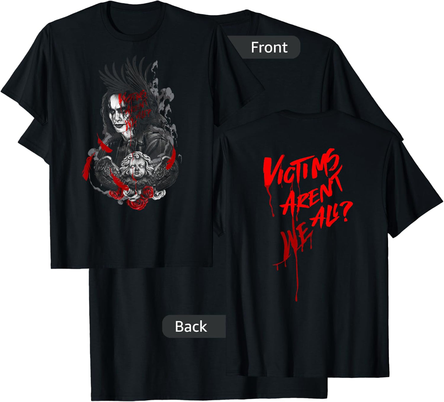 The Crow – Victims aren't We All T-Shirt - T-Shirt | Black