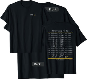 Blackpenredpen Calculus Power Series for You T-Shirt - T-Shirt | Black