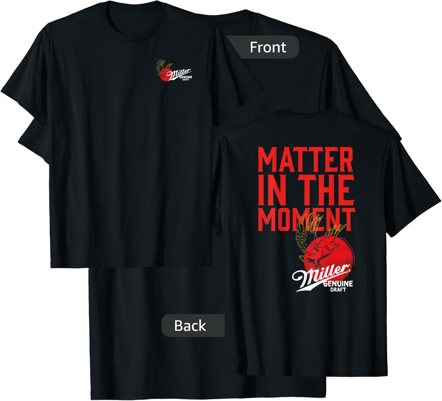 Miller Genuine Draft - Miller Genuine Draft T-Shirt - T-Shirt | Black