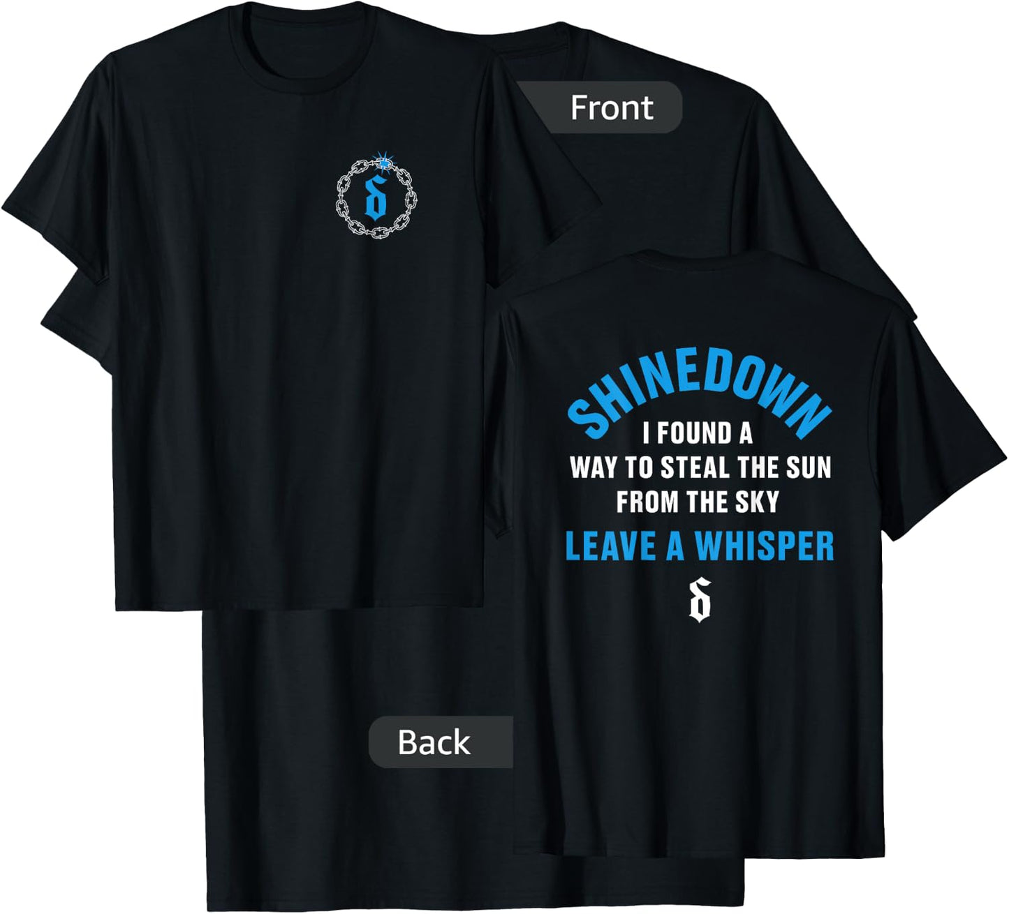 Shinedown Steal The Sun T-Shirt - T-Shirt | Black