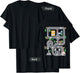 Cool Playmat Car Race Track On Back Cute Toddler T-Shirt - T-Shirt | Black