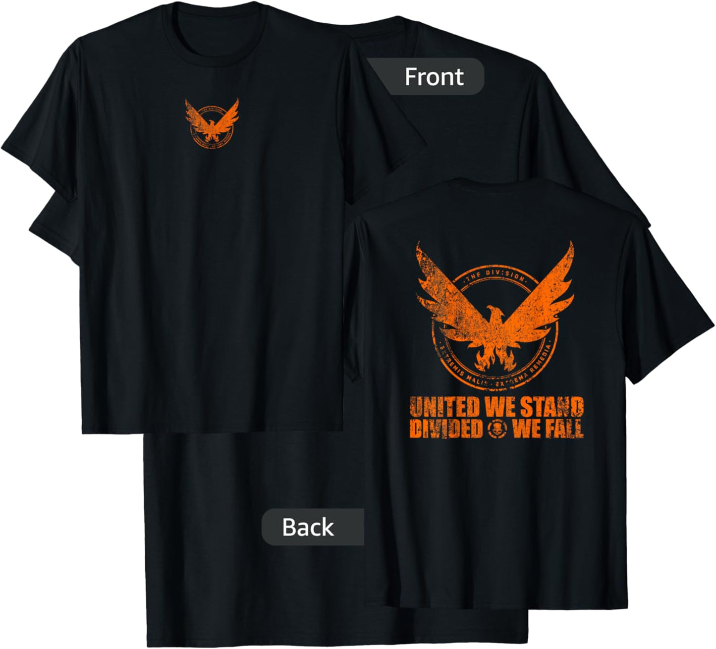 Division United Divided Rogue Agent T-Shirt - T-Shirt | Black