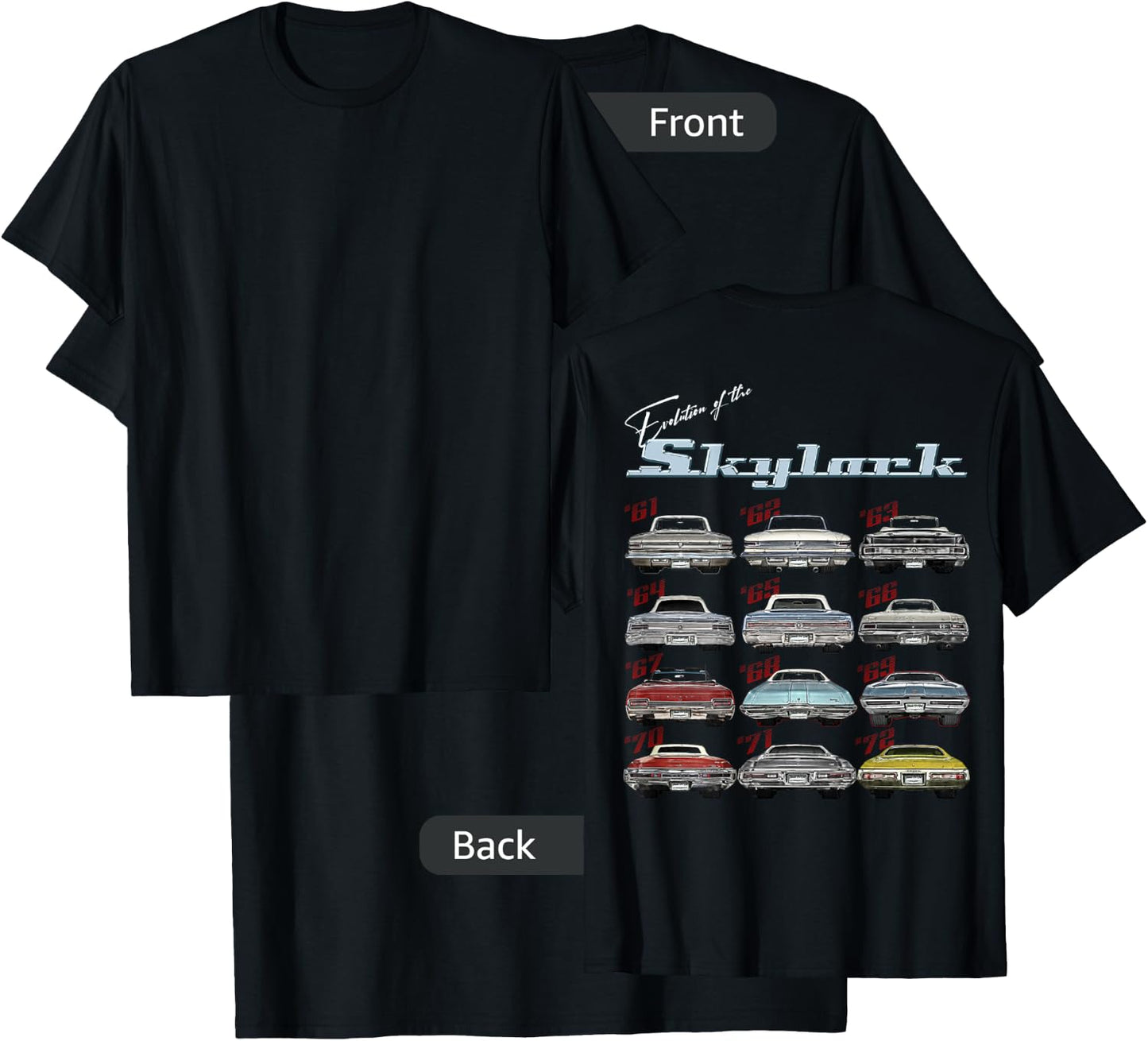 Evolution, Skylark, GS, 455, Limited, Gran, Grand, Sport, Muscle Car T-Shirt - T-Shirt | Black