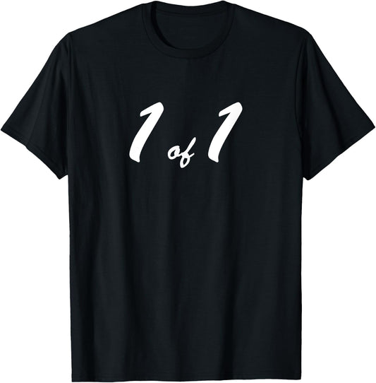1 of 1 Sports Card Enthusiast T-Shirt - T-Shirt | Black