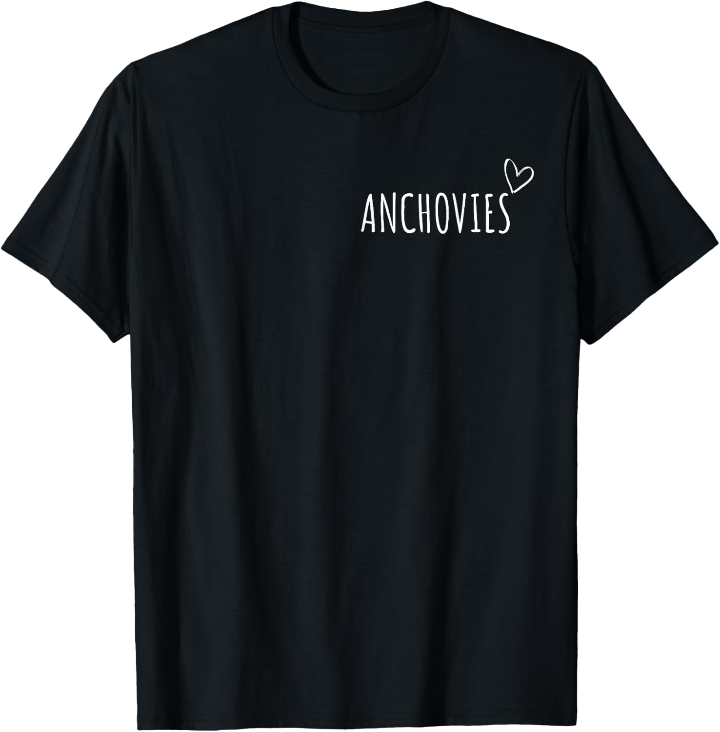 Anchovies Anchovy Fish Fishing T-Shirt - T-Shirt | Black
