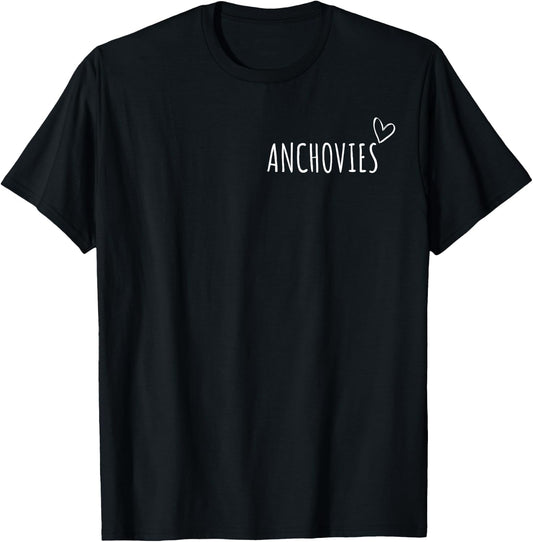 Anchovies Anchovy Fish Fishing T-Shirt - T-Shirt | Black
