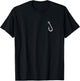 Fishing Hook Fisher Outing Fishing Logo Fishing T-Shirt - T-Shirt | Black