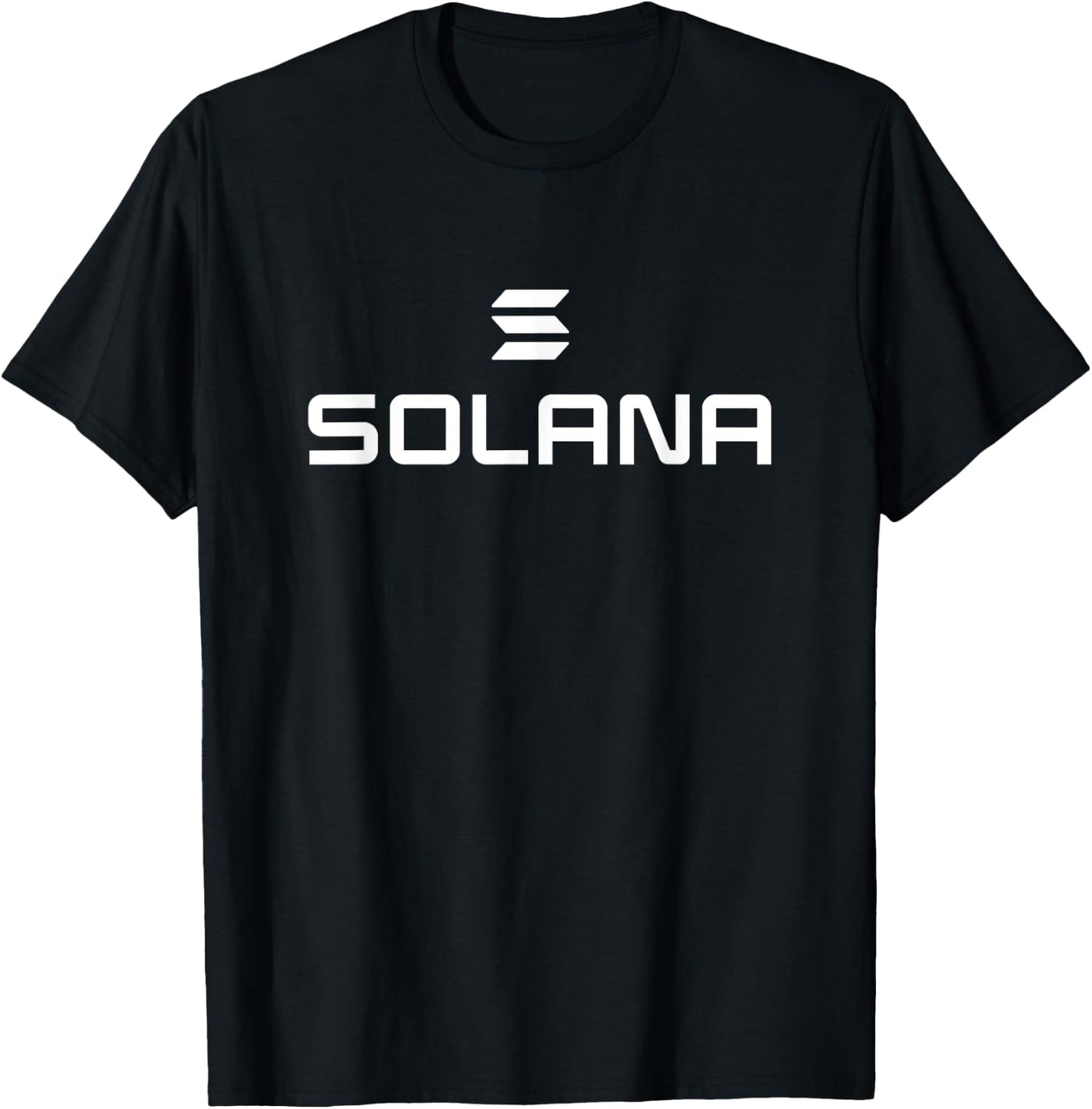 Solana Crypto Apparels | Solana SOL Blockchain Logo T-Shirt - T-Shirt | Black