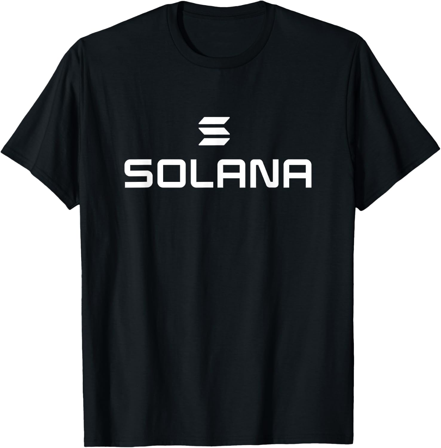 Solana Crypto Apparels | Solana SOL Blockchain Logo T-Shirt - T-Shirt | Black
