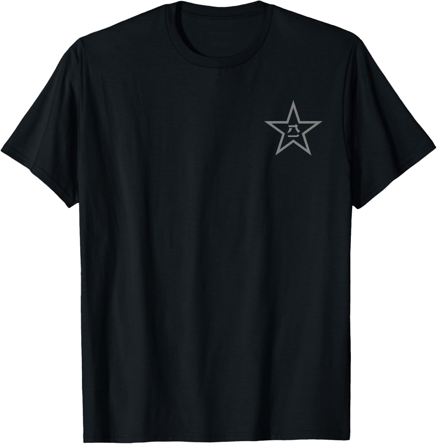 China Pla People's Liberation Army Star Emblem Armed Forces T-Shirt - T-Shirt | Black