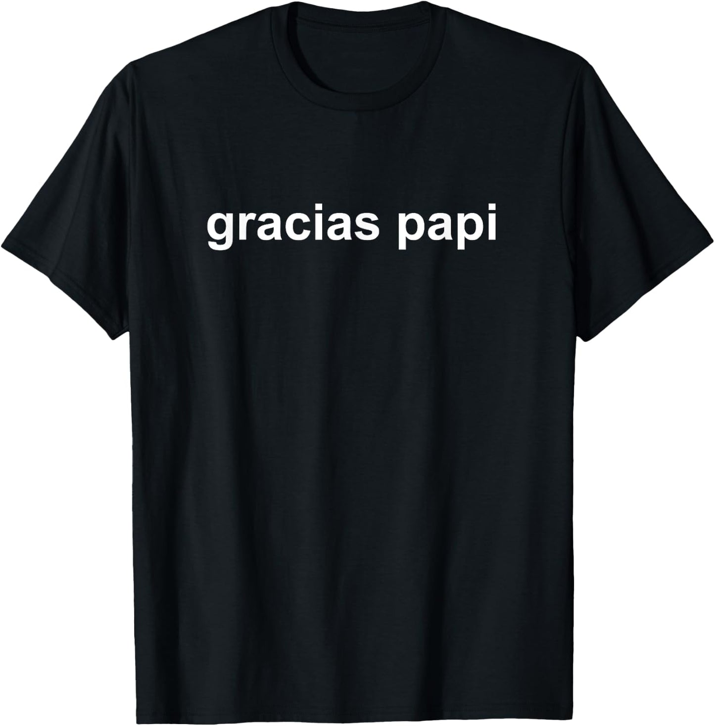 Gracias Papi Zesty Gym Meme Workout Funny T-Shirt - T-Shirt | Black
