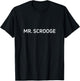 Christmas Mr Scrooge Bah Humbug T-Shirt - T-Shirt | Black