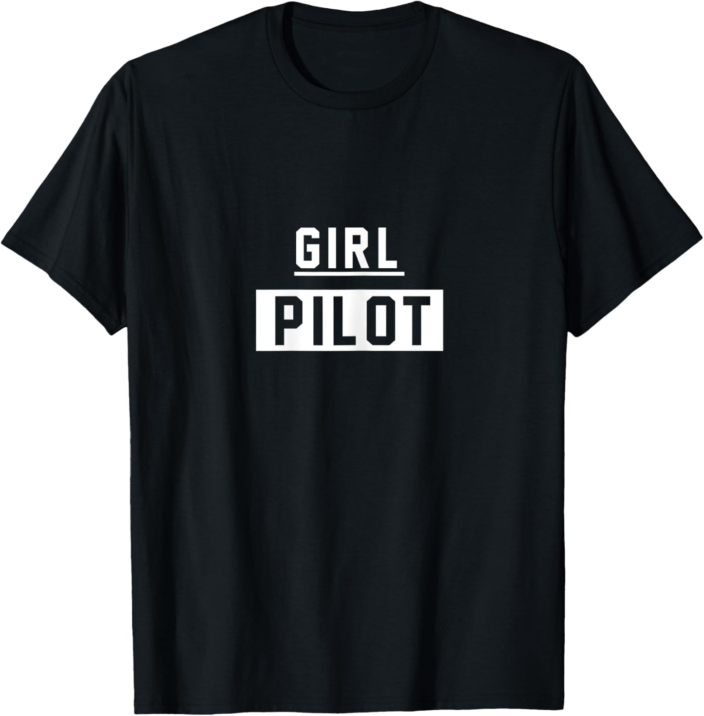 Girl Pilot Women in Aviation Aviatrix Female Pilot T-Shirt - T-Shirt | Black