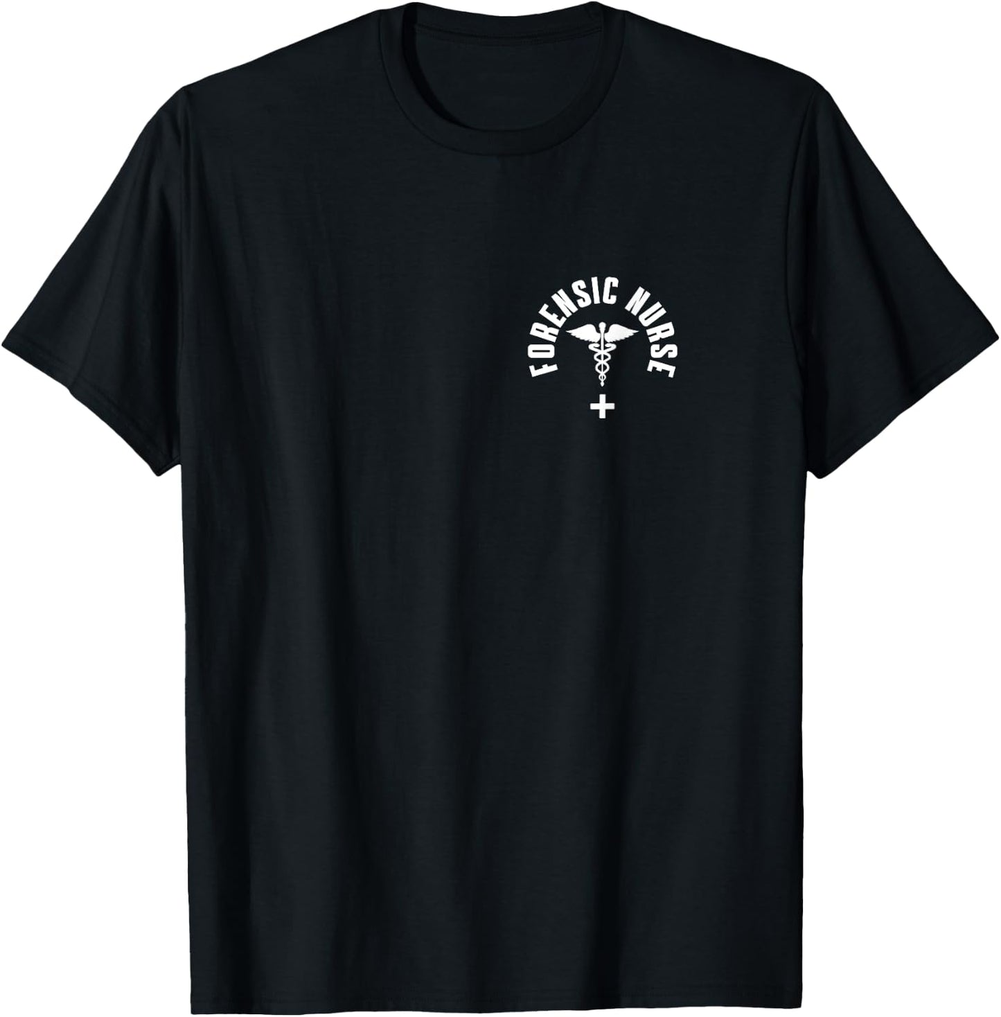 Great Forensic Nurse Pocket Outfit Healthcare Job T-Shirt - T-Shirt | Black