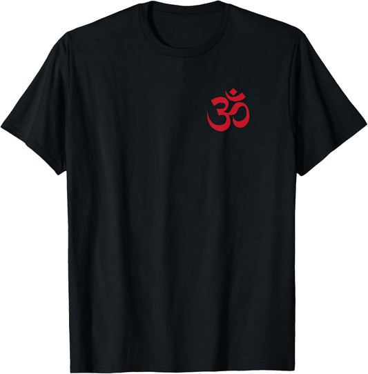 Ohm / Om Symbol Yoga and Meditation Design T-Shirt - T-Shirt | Black