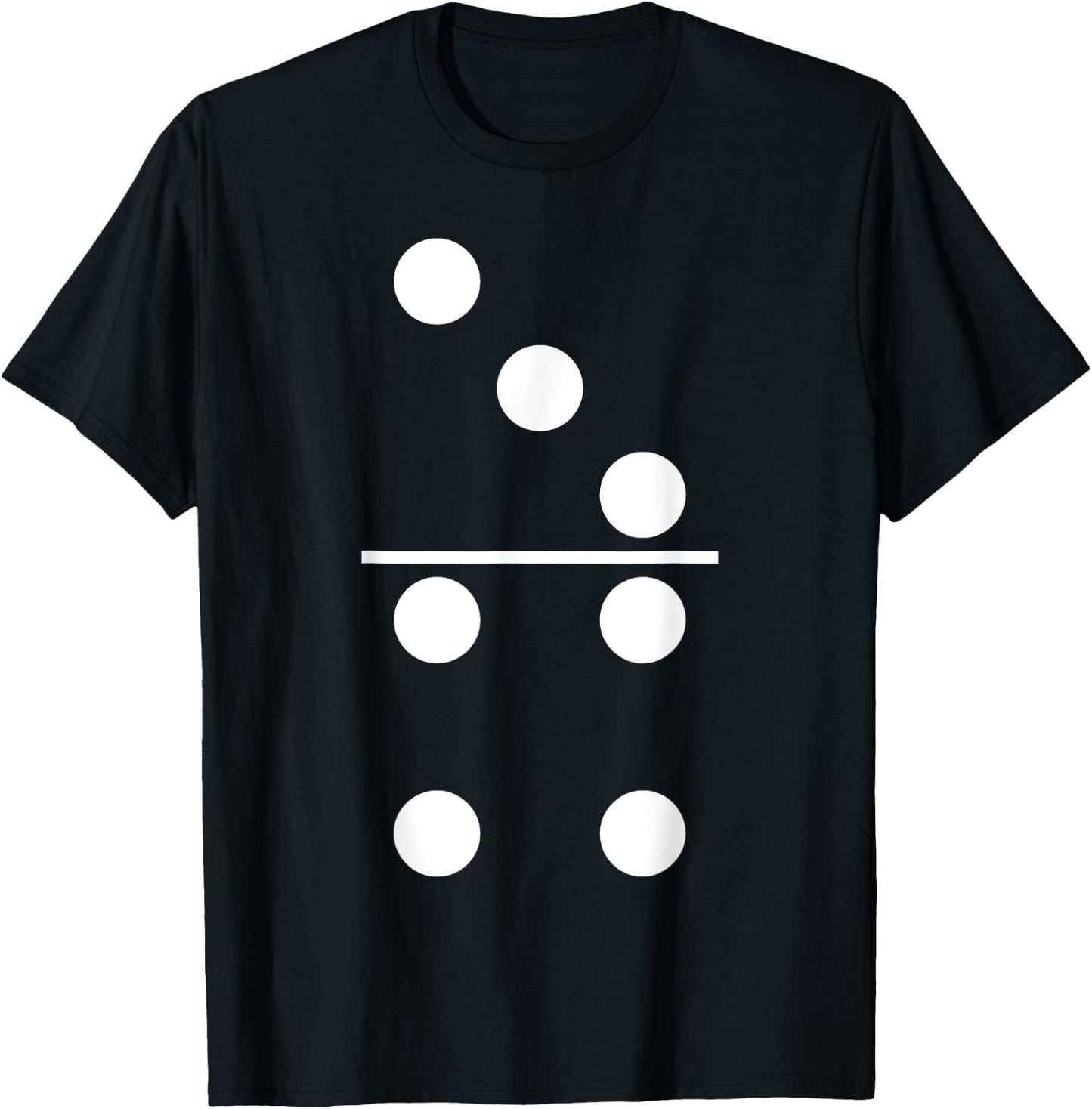 Domino Game 3 4 Matching Halloween Group Costume T-Shirt - T-Shirt | Black
