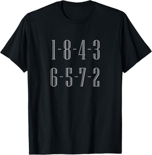 18436572 Firing Order Small Block Engine V8 Big Block T-Shirt - T-Shirt | Black