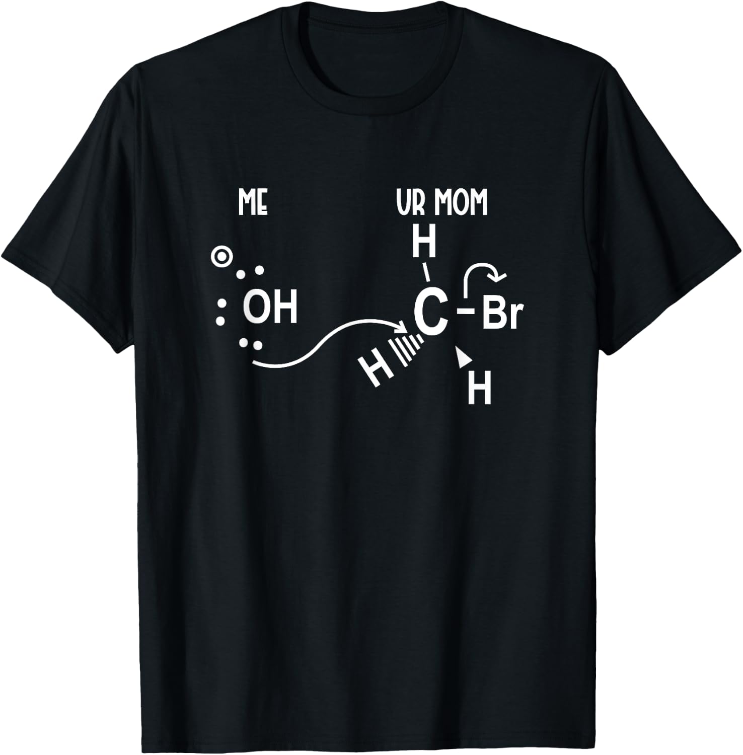 Backside Attack Funny Chemistry T-Shirt - T-Shirt | Black