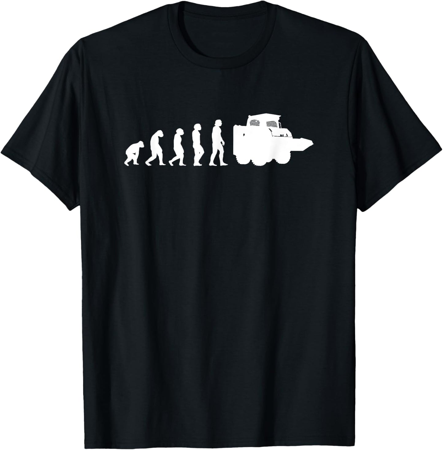 Skid Steer Loader Evolution Skid Steer Operator T-Shirt - T-Shirt | Black