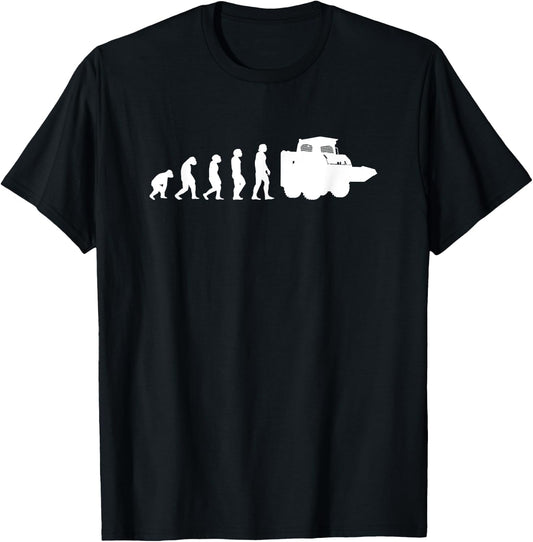 Skid Steer Loader Evolution Skid Steer Operator T-Shirt - T-Shirt | Black