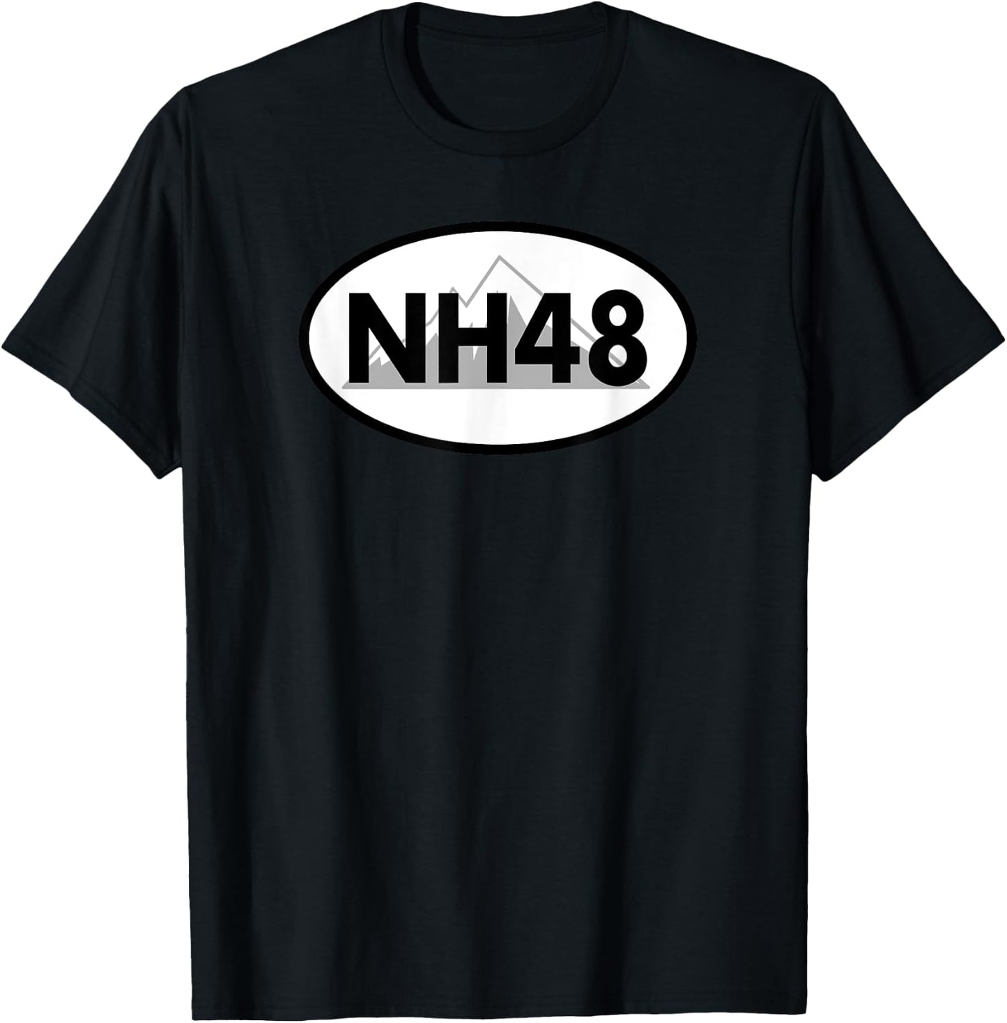 New Hampshire 48 4000 Footers T-Shirt - T-Shirt | Black