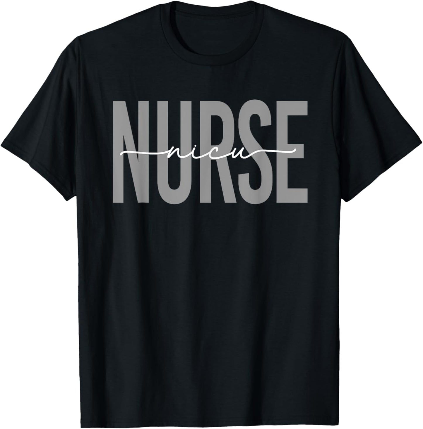 NICU Nurse ICU Neonatal Team Tiny Humans For T-Shirt - T-Shirt | Black