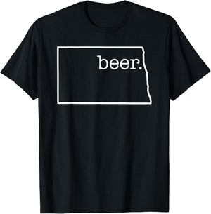 Craft Beer Lover North Dakota Beer State Of North Dakota Men T-Shirt - T-Shirt | Black