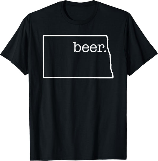 Craft Beer Lover North Dakota Beer State Of North Dakota Men T-Shirt - T-Shirt | Black