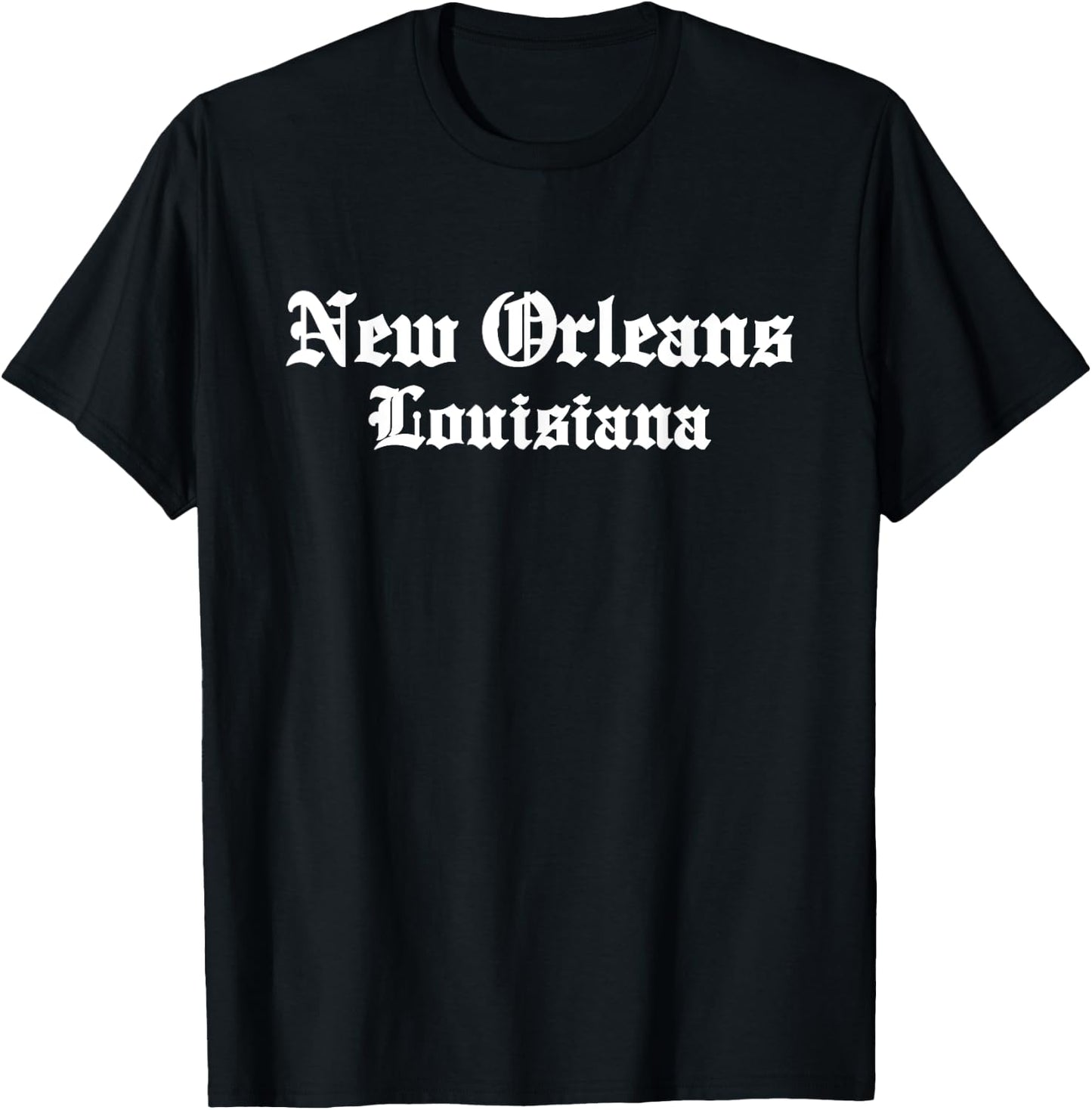 New Orleans - Louisiana - Old School Design - Classic T-Shirt - T-Shirt | Black