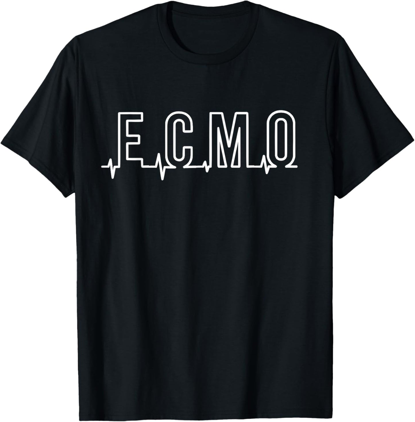 ECMO Nurse Specialist Technician Squad ICU Care Cardiac T-Shirt - T-Shirt | Black