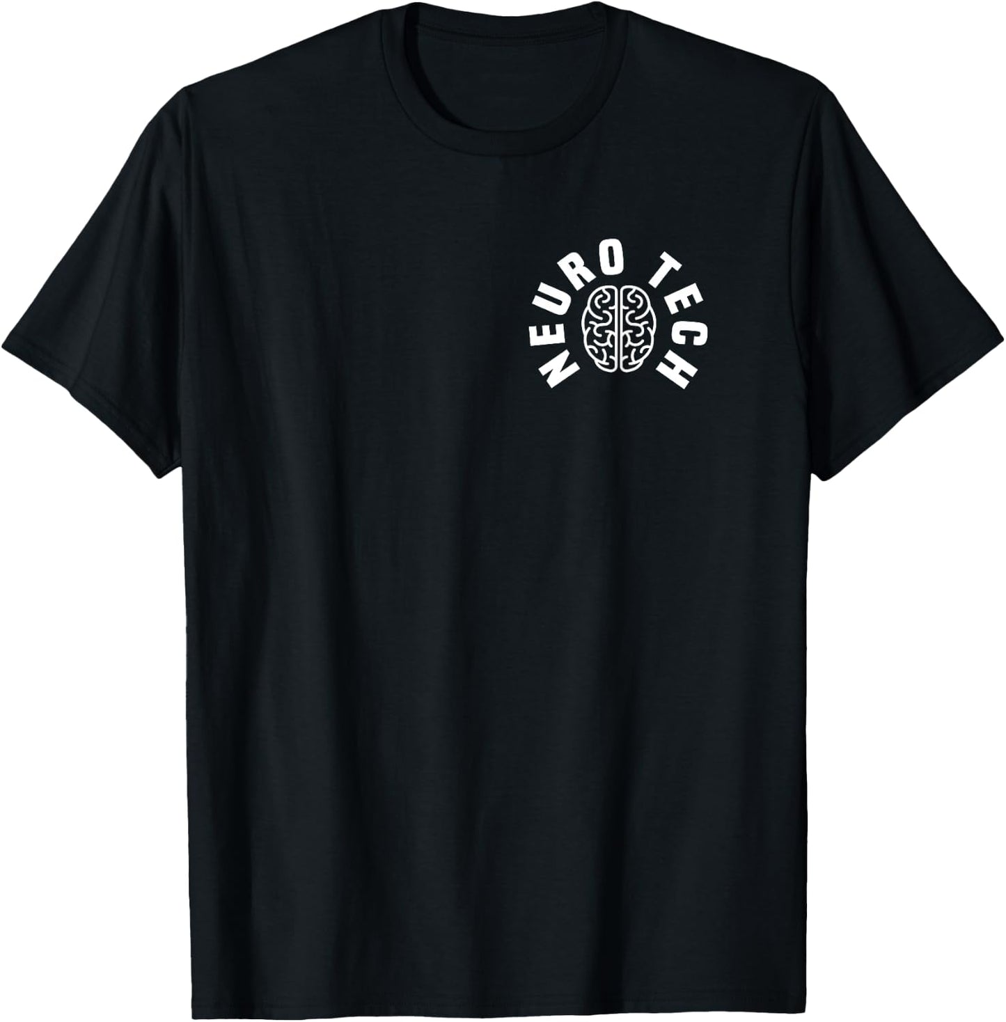 Neuro Tech Pocket Outfit Neurology Nursing EEG Brain Waves T-Shirt - T-Shirt | Black