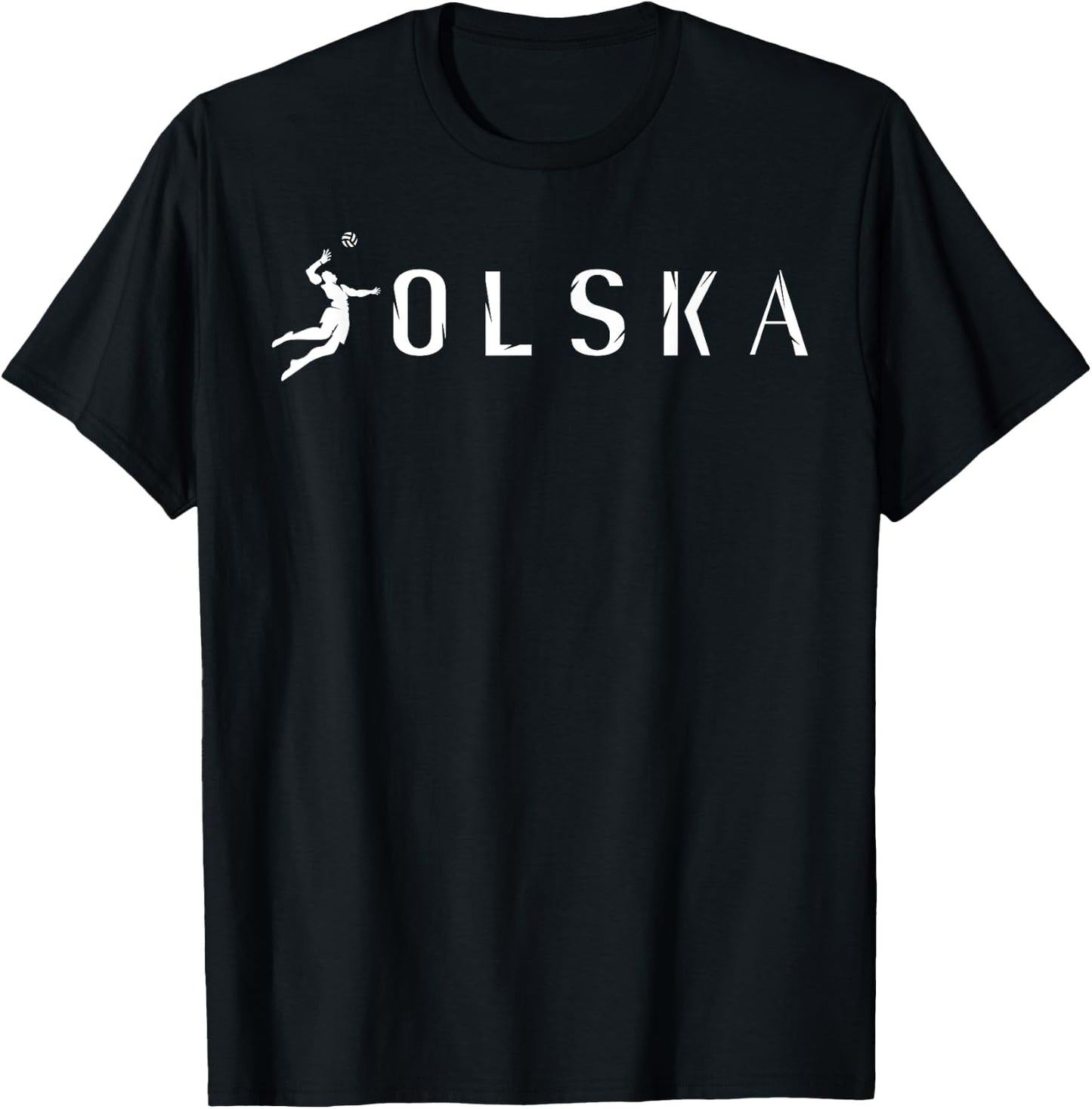 Polska Siatkowka Polish Volleyball Represent Poland T-Shirt - T-Shirt | Black